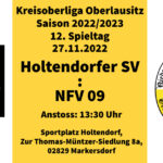 Kreisoberliga Oberlausitz | 12. Spieltag | Saison 2022/23