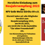 Einladung zum Neujahrsempfang 2023